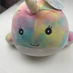 Kellytoy Multicolored Narwhal Plush